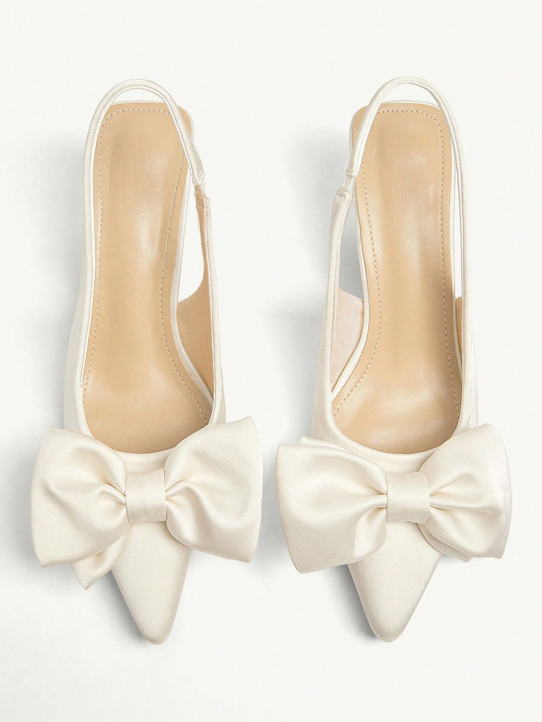 Pantofi cu toc SHEIN, alb