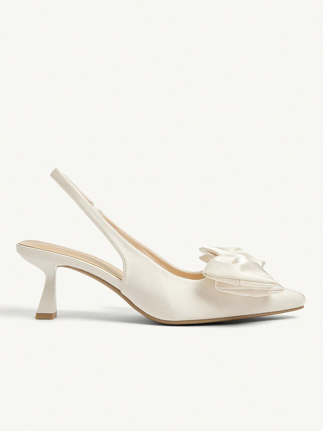 Pantofi cu toc SHEIN, alb