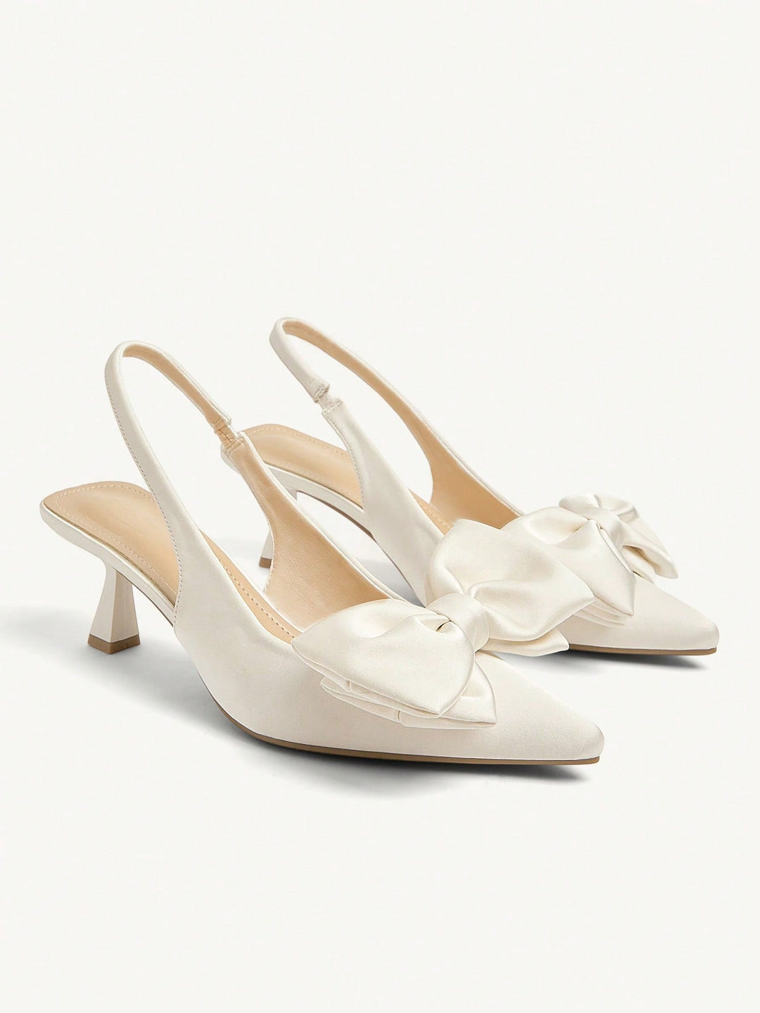 Pantofi cu toc SHEIN, alb