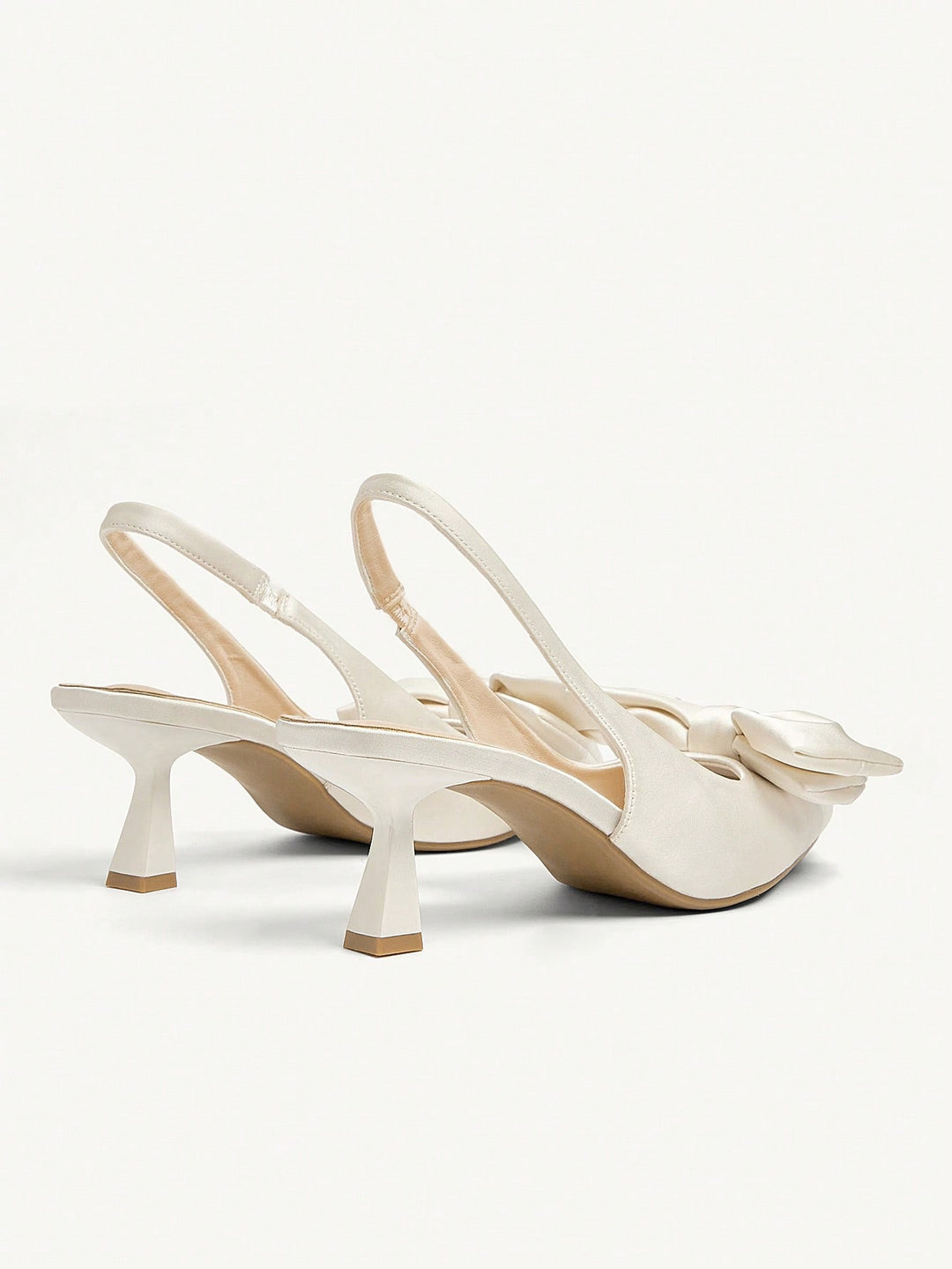 Pantofi cu toc SHEIN, alb