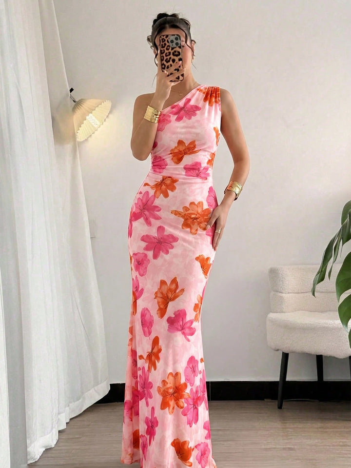 Rochie maxi SHEIN, roz