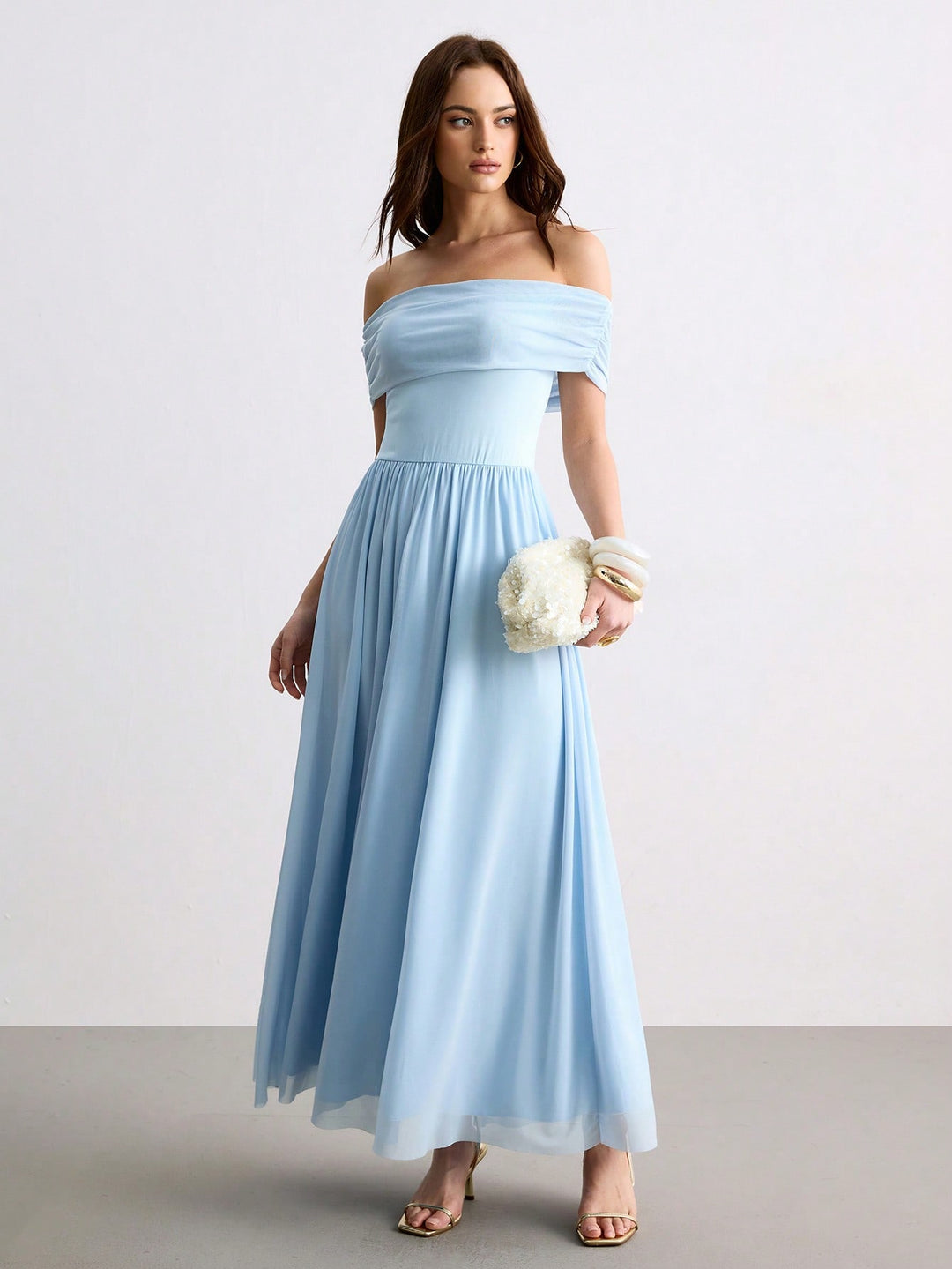 Rochie maxi SHEIN, albastru