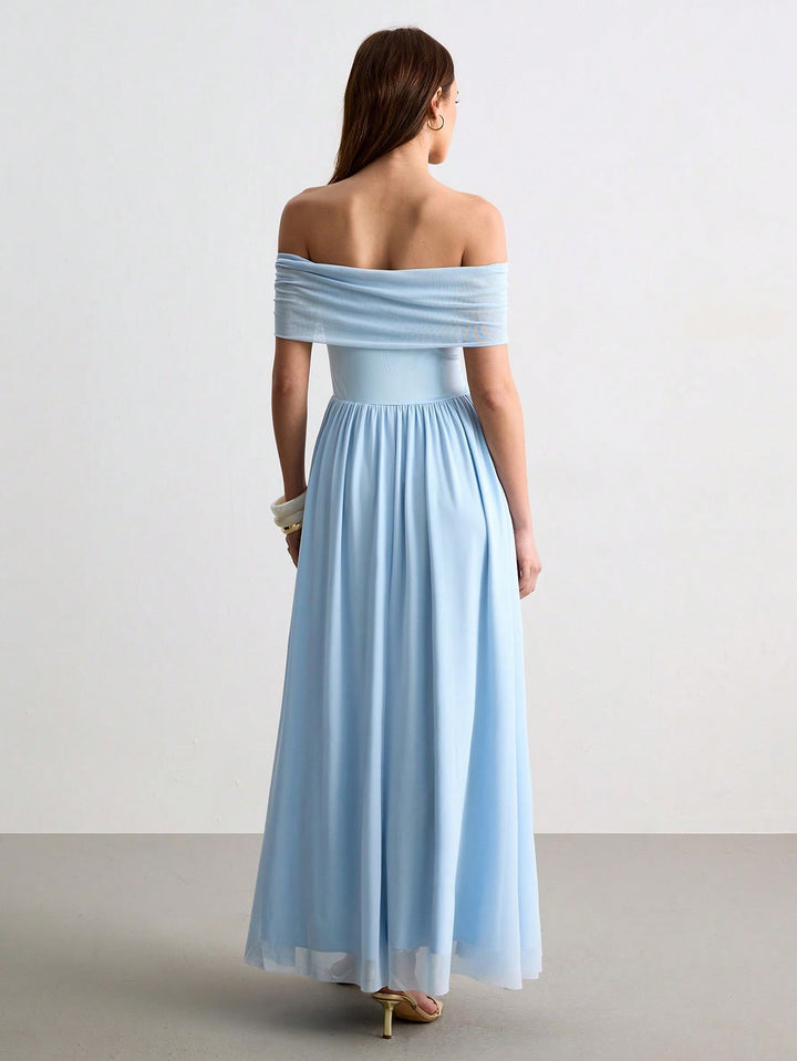 Rochie maxi SHEIN, albastru