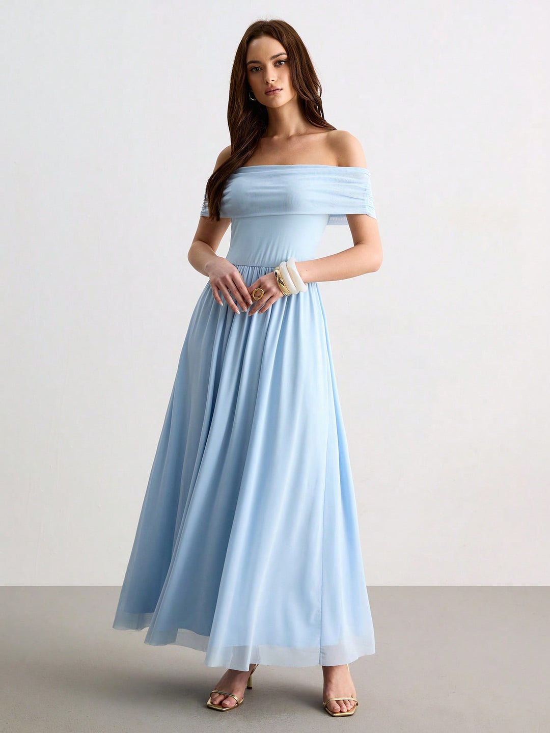 Rochie maxi SHEIN, albastru
