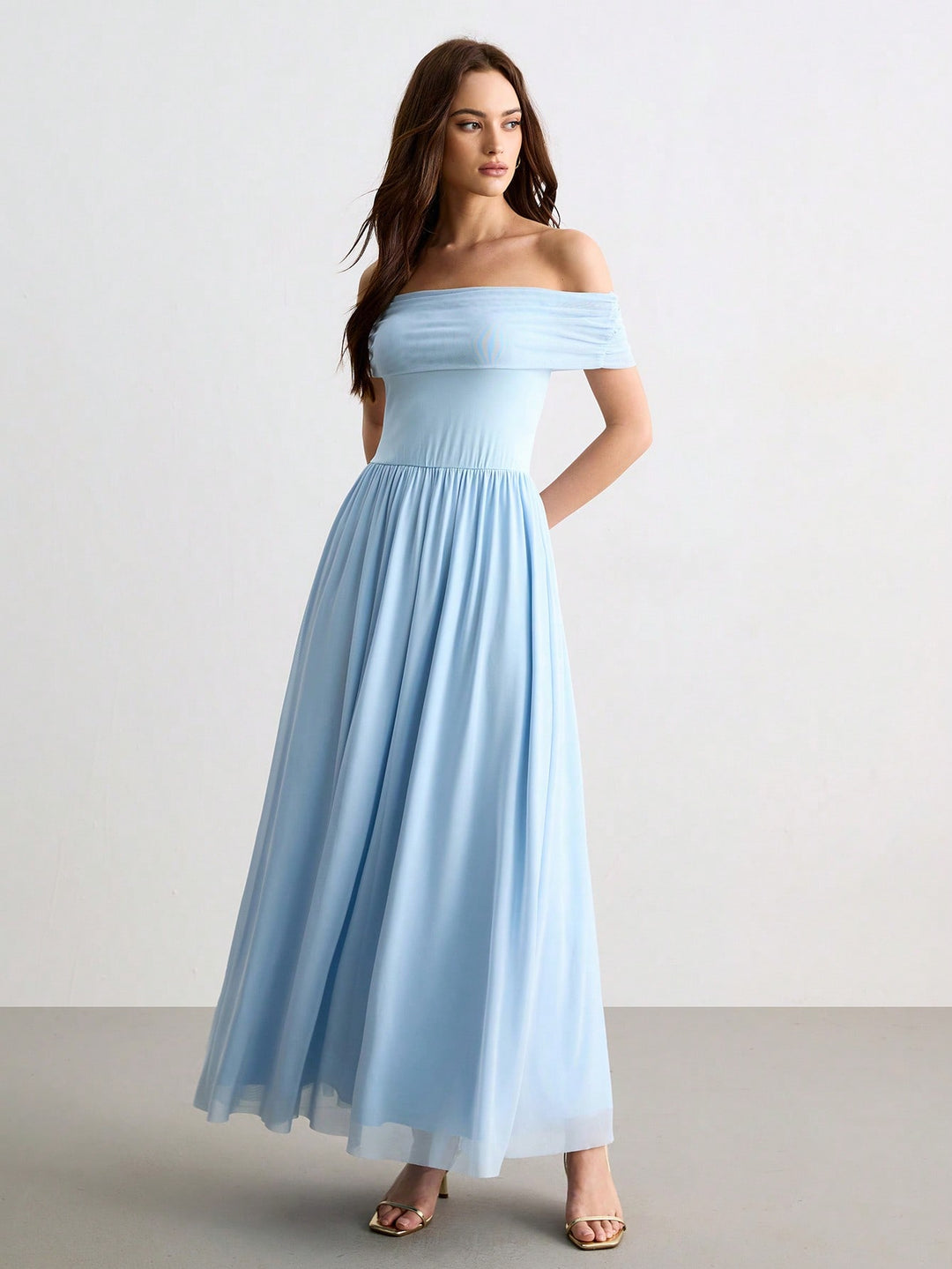 Rochie maxi SHEIN, albastru