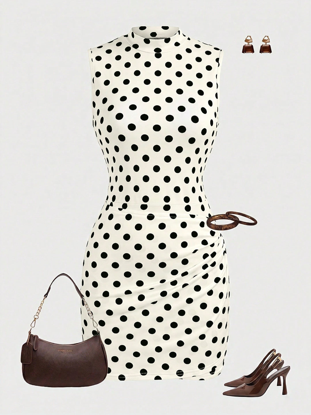 Rochie mini SHEIN, crem