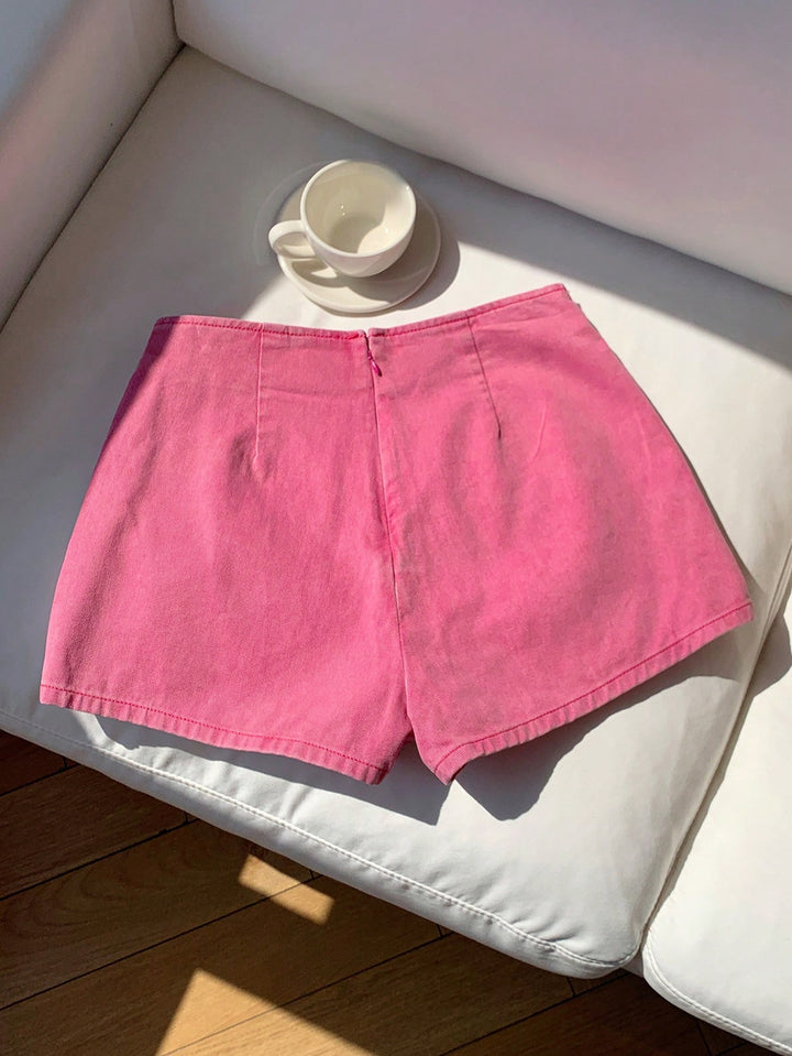 Pantaloni scurți SHEIN, roz