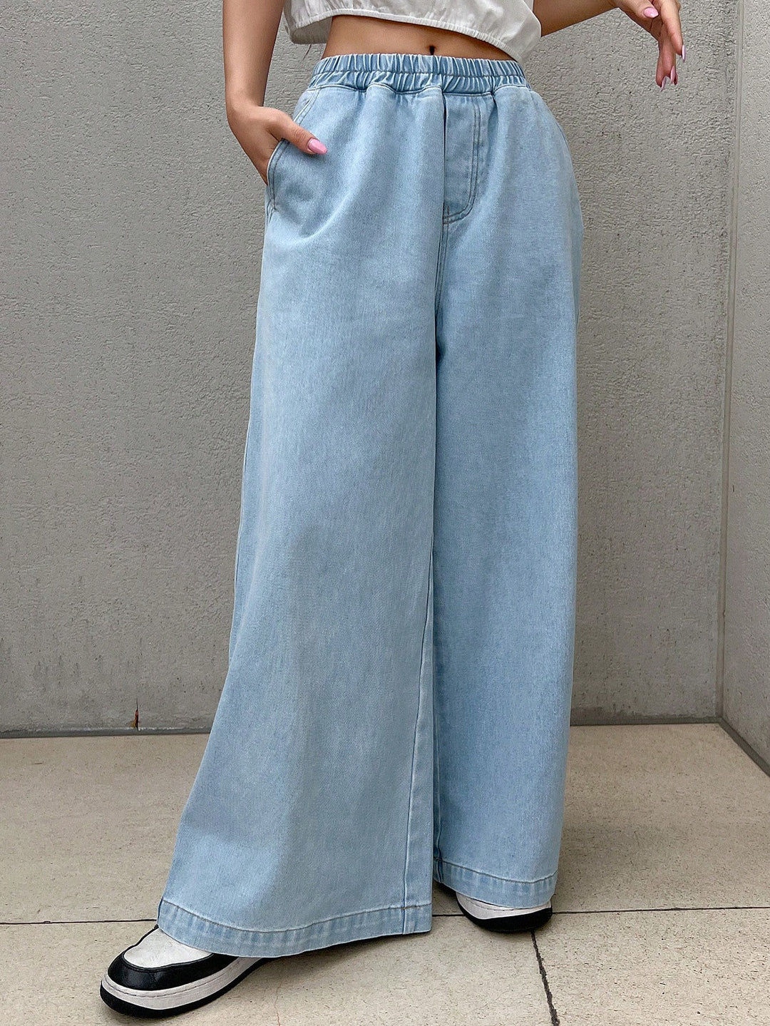 Jeans SHEIN, albastru