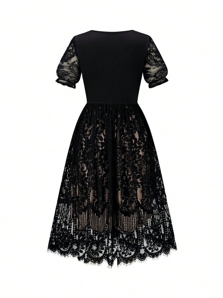 Rochie midi SHEIN, negru