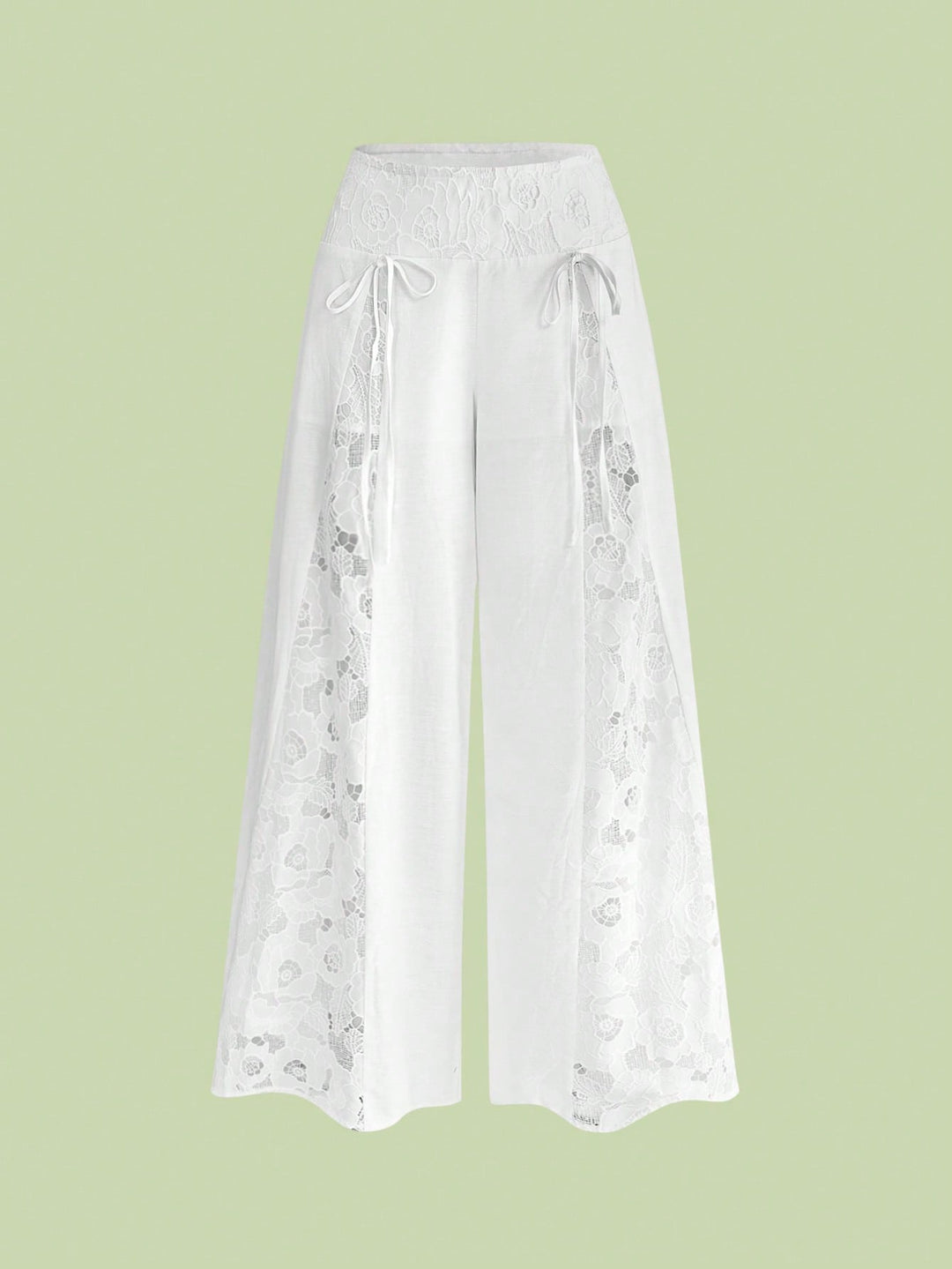Pantaloni SHEIN, alb
