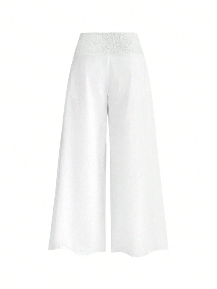 Pantaloni SHEIN, alb