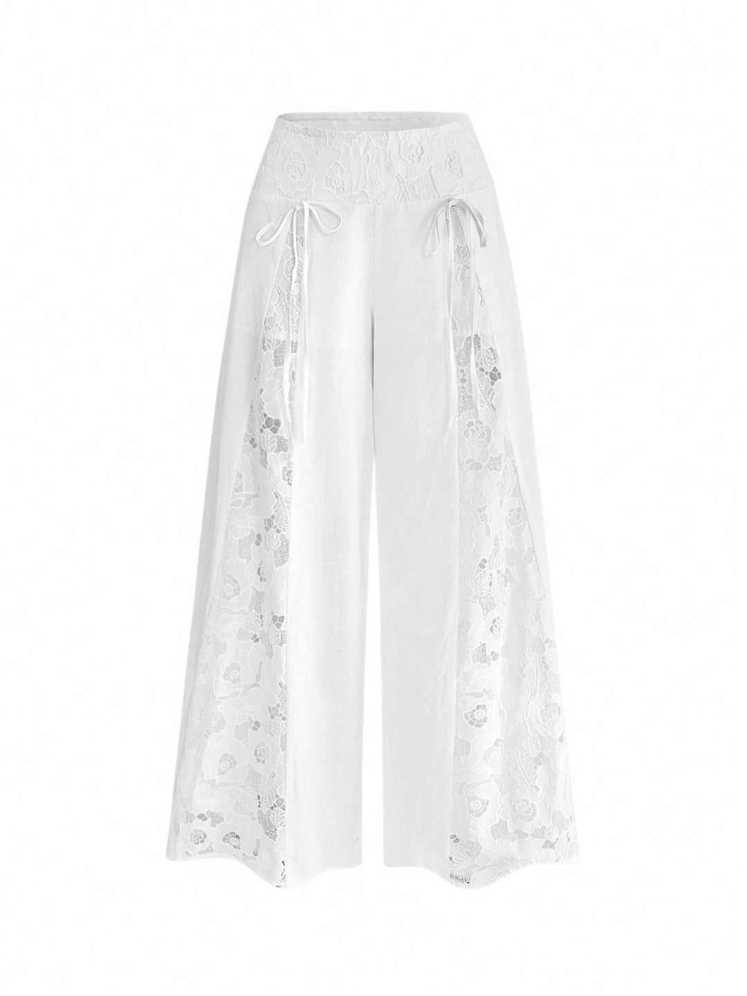 Pantaloni SHEIN, alb