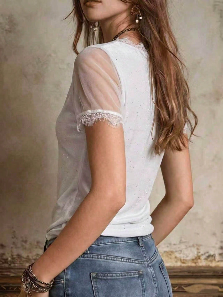 Top SHEIN, alb
