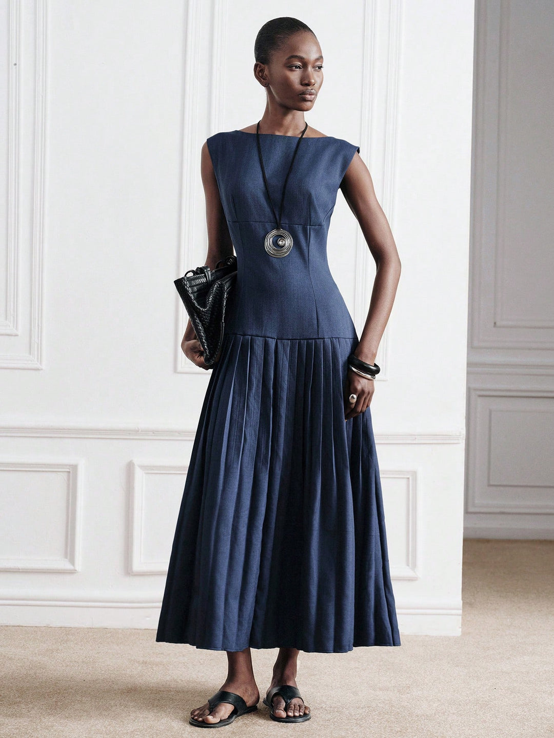 Rochie maxi SHEIN, albastru