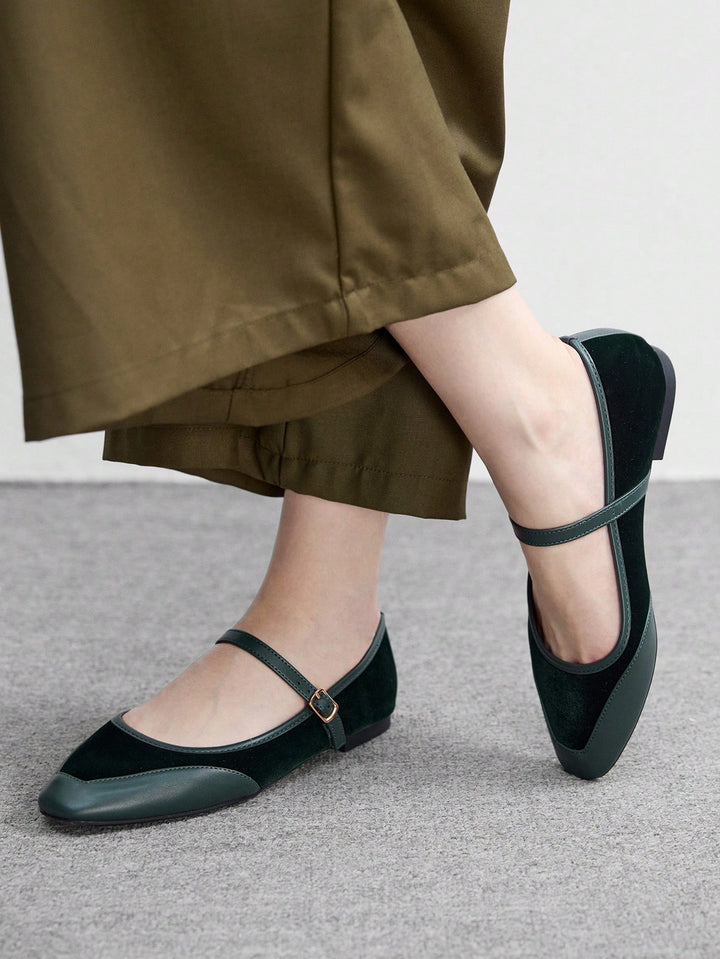 SHEIN balerina, zöld