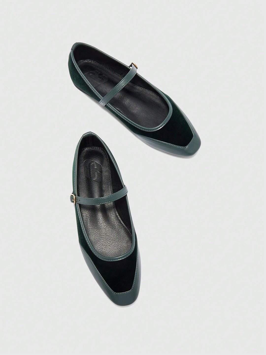 SHEIN balerina, zöld