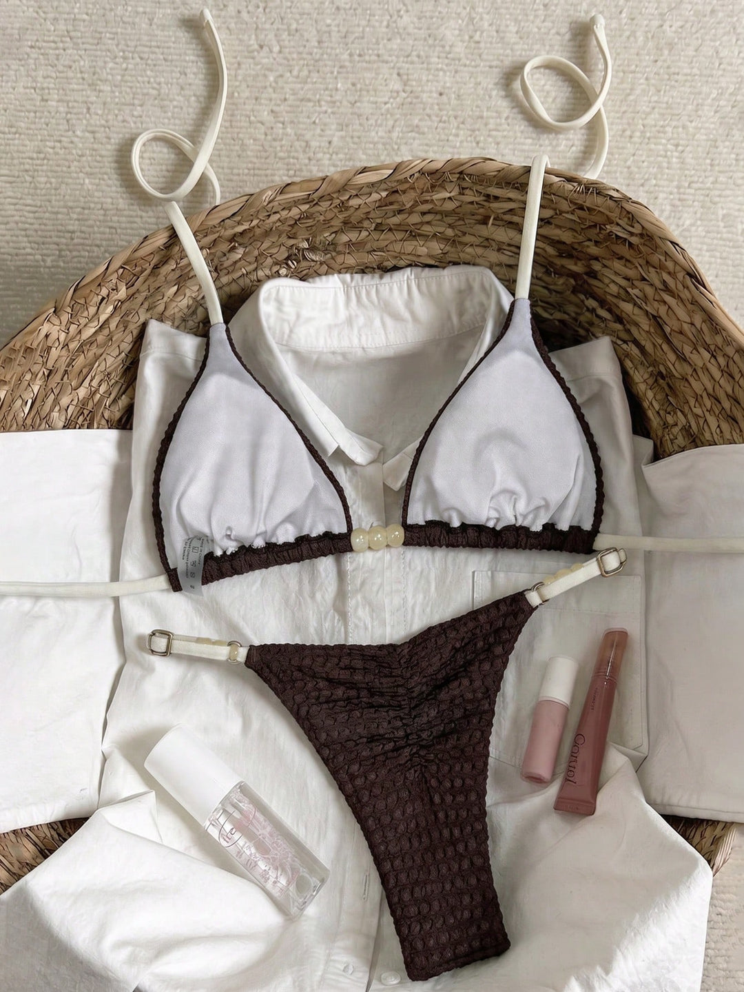 Set bikini SHEIN, maro