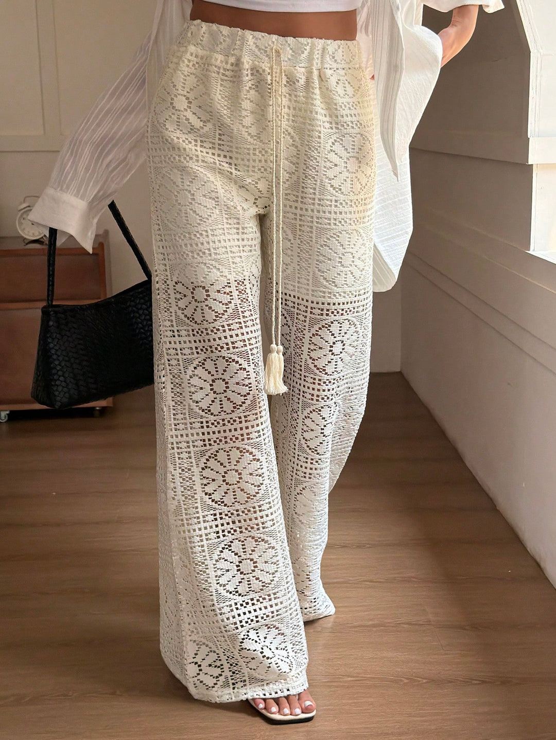 Pantaloni SHEIN, portocaliu