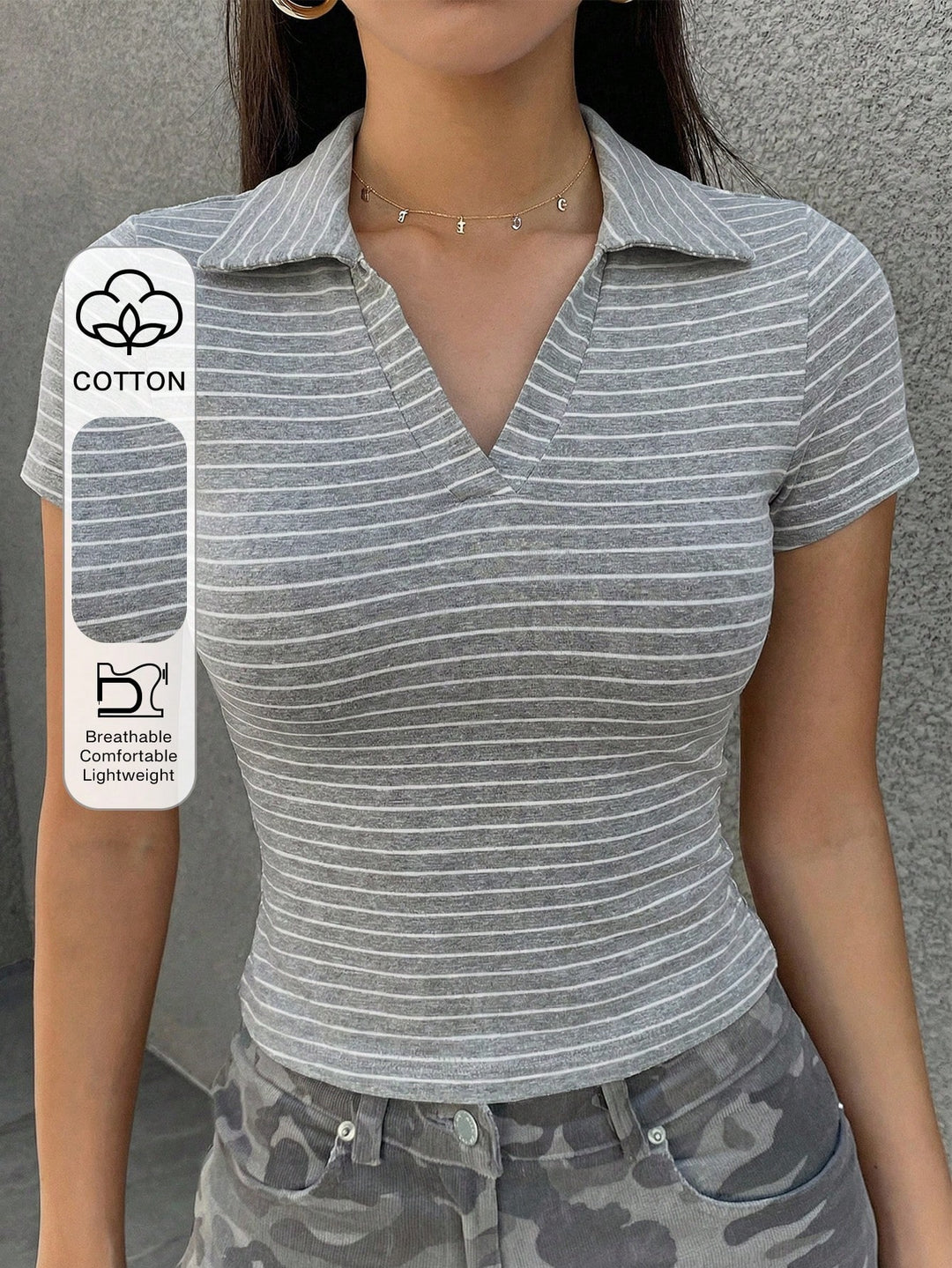 Tricou SHEIN, gri