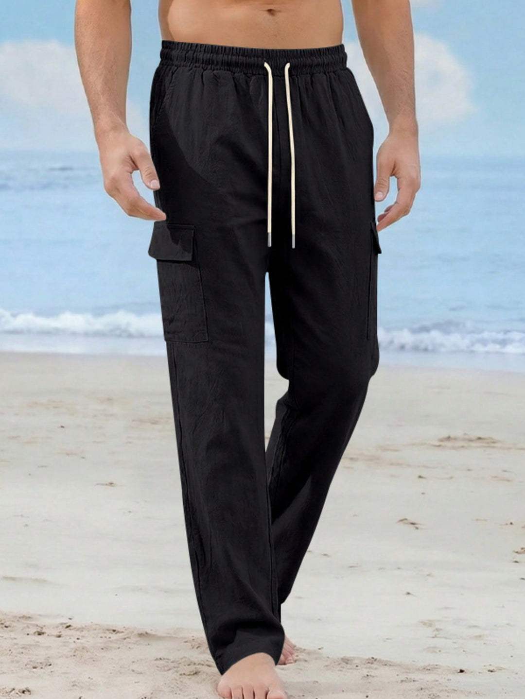 Pantaloni SHEIN, negru