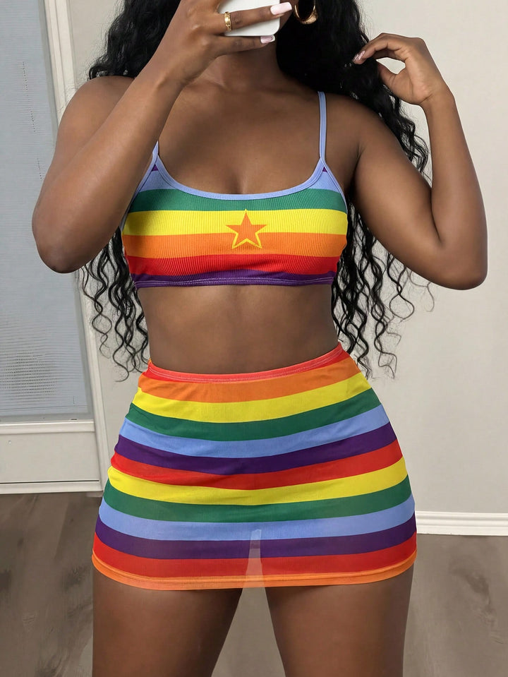 Set bikini SHEIN, mix culori