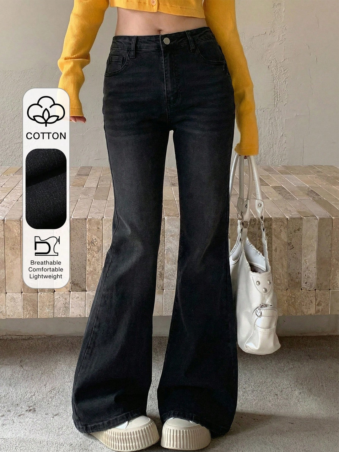 Jeans SHEIN, negru