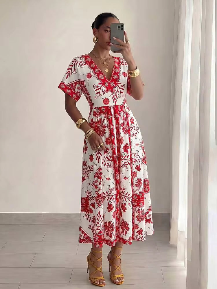 Rochie maxi SHEIN, mix culori