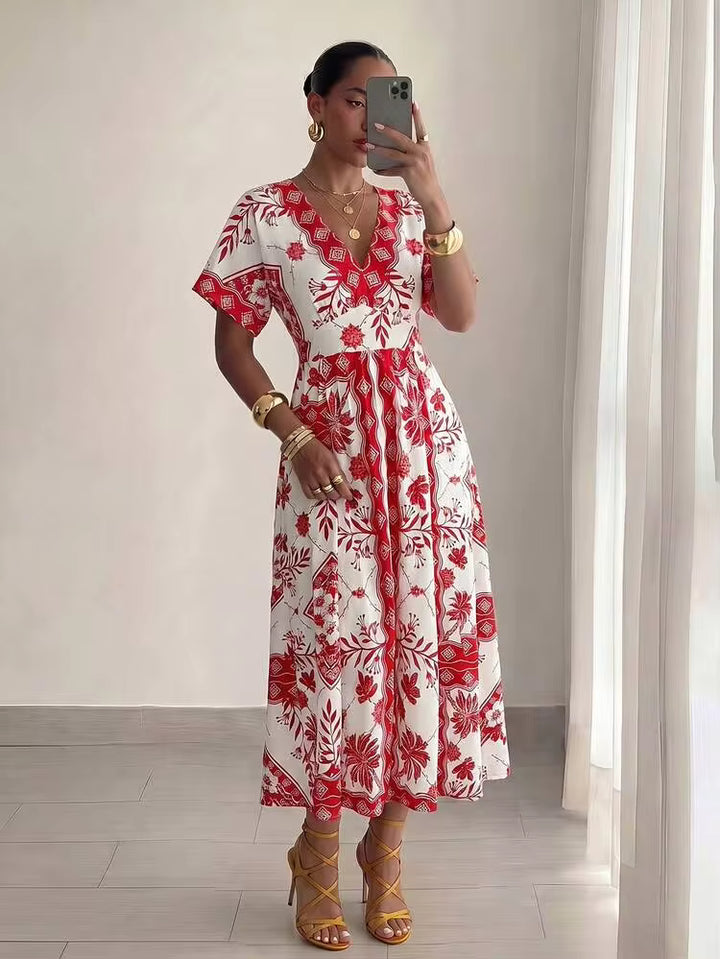 Rochie maxi SHEIN, mix culori