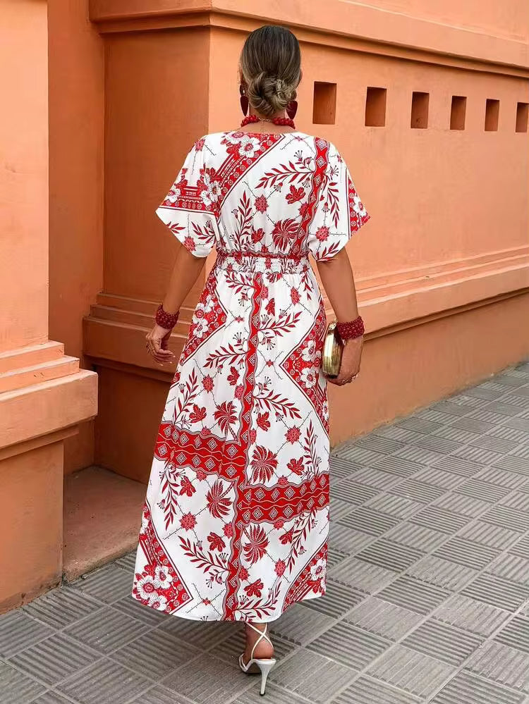Rochie maxi SHEIN, mix culori