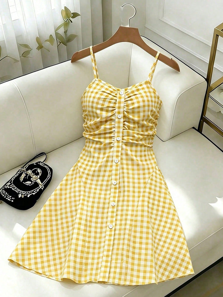 Rochie maxi SHEIN, galben