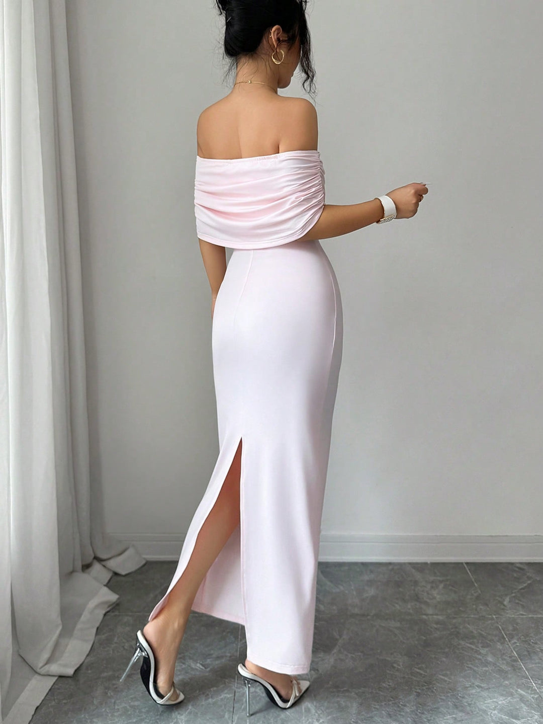 Rochie maxi SHEIN, roz