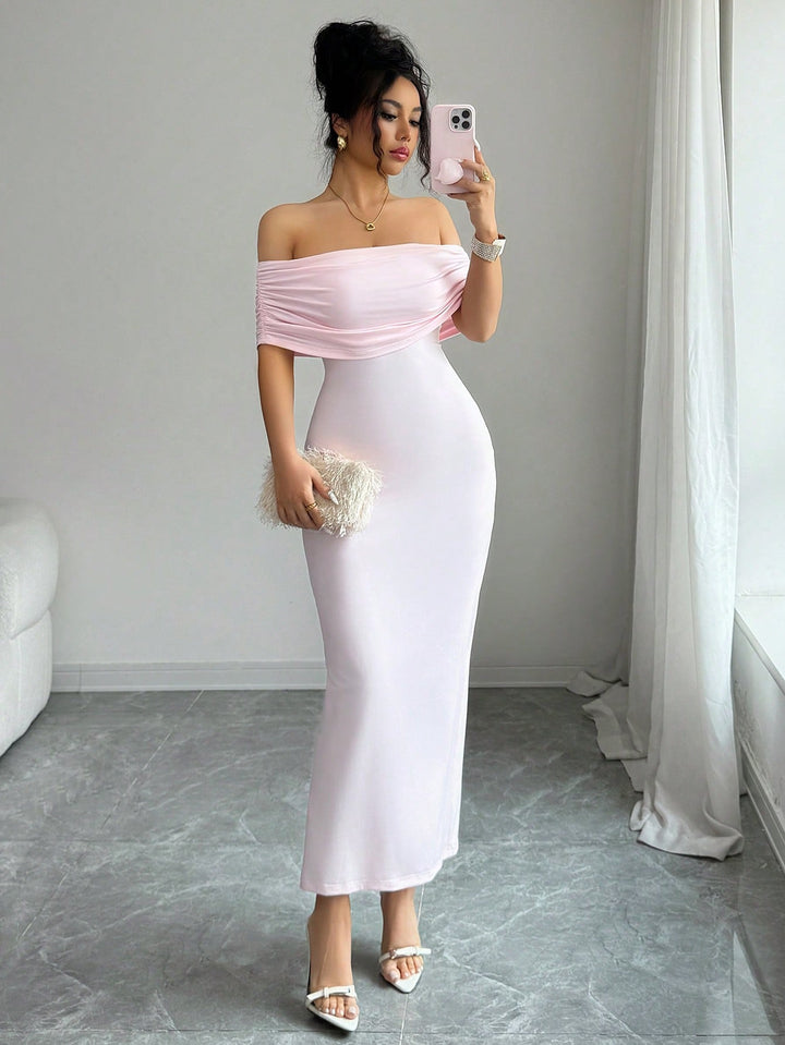 Rochie maxi SHEIN, roz