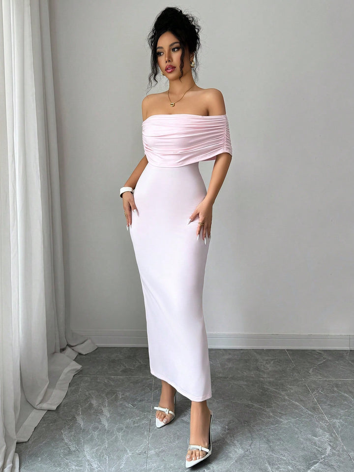 Rochie maxi SHEIN, roz
