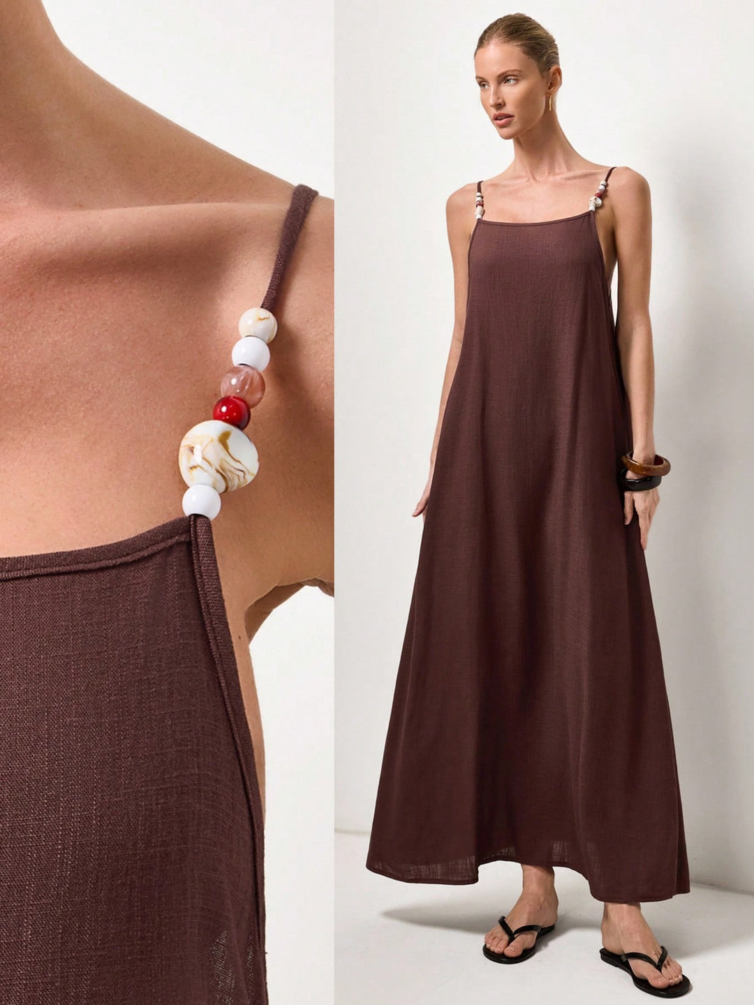 Rochie maxi SHEIN, gri