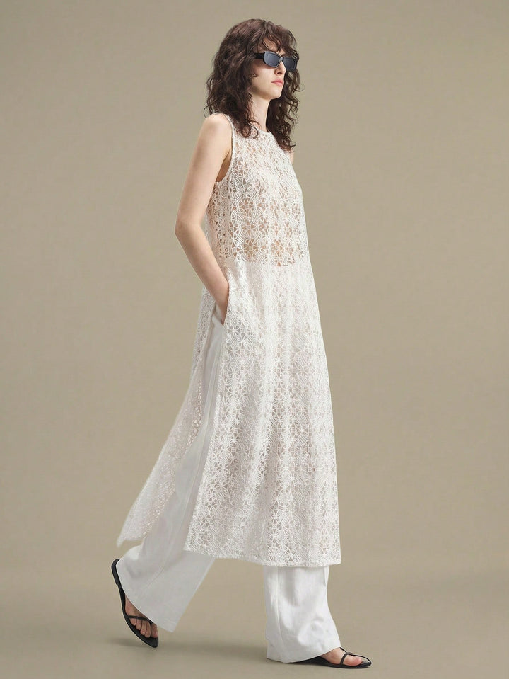 Top SHEIN, alb