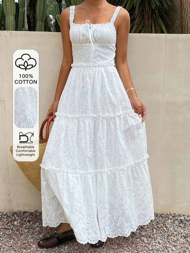 Rochie maxi SHEIN, alb