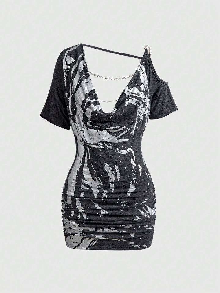 Rochie mini SHEIN, gri