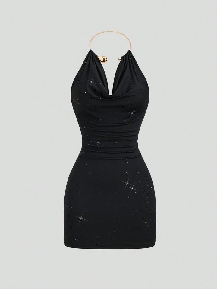 Rochie scurtă SHEIN, negru