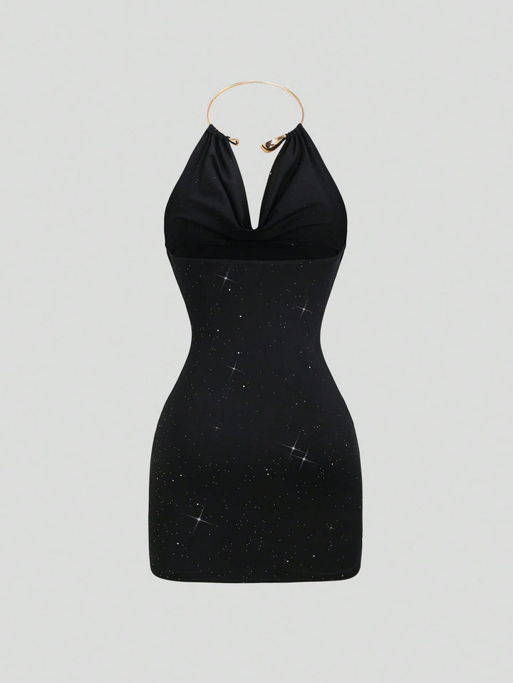 Rochie scurtă SHEIN, negru