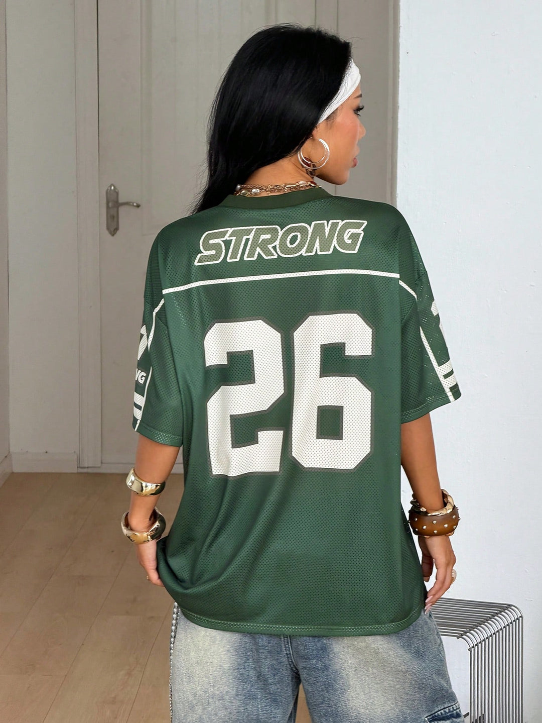 Tricou SHEIN, kaki