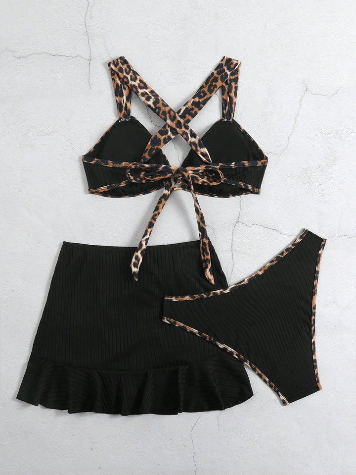 Set bikini SHEIN, negru