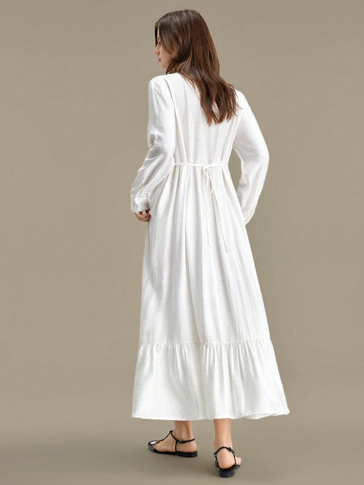 Rochie maxi SHEIN, alb
