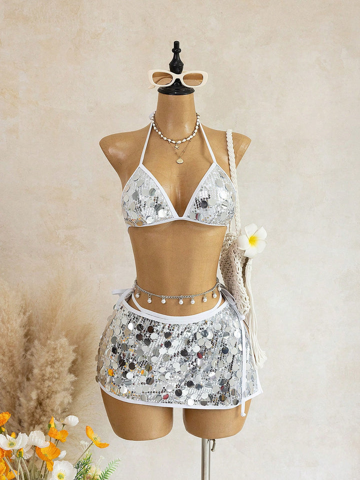 Set bikini SHEIN, mix culori