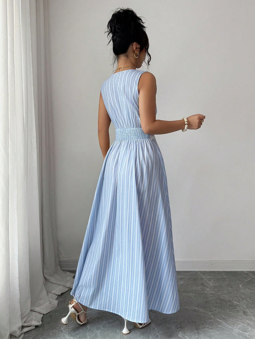 Rochie maxi SHEIN, albastru