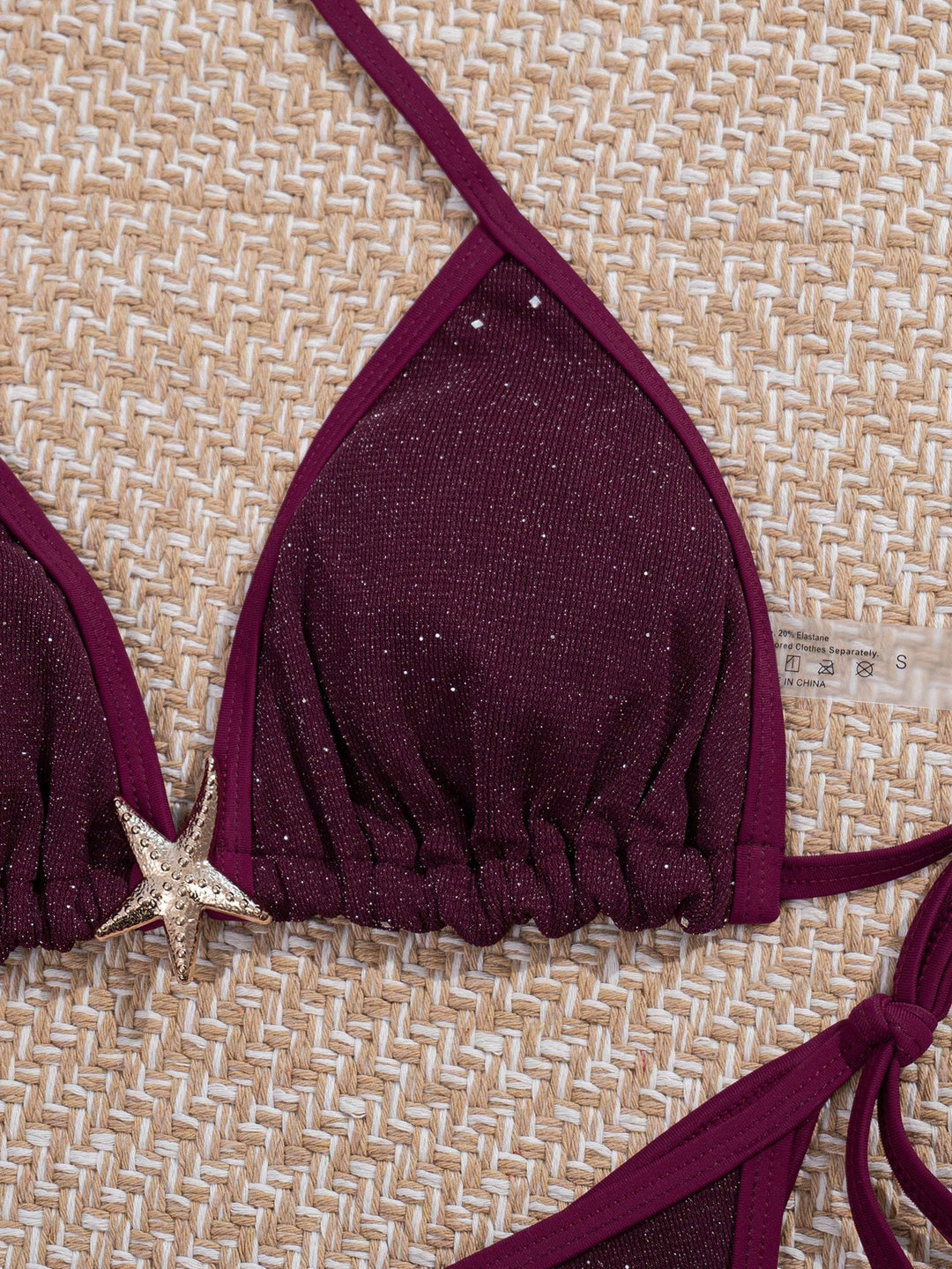 Set bikini SHEIN, vișiniu