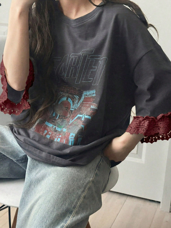 Tricou SHEIN, gri