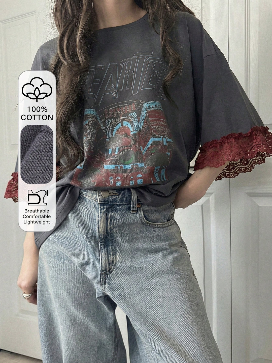 Tricou SHEIN, gri
