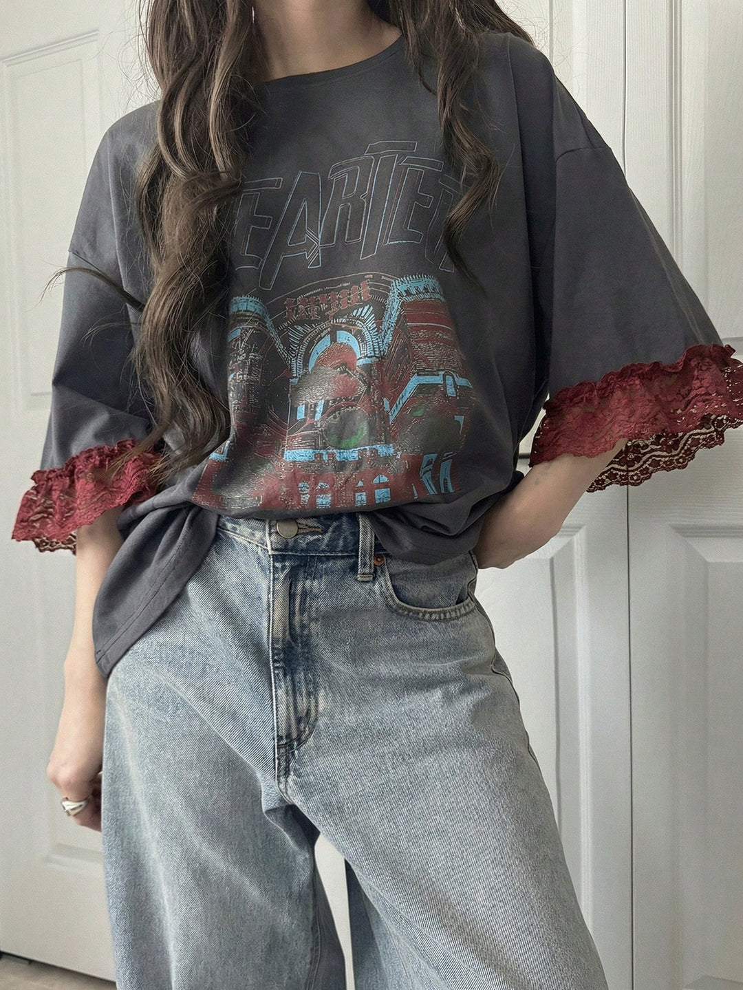 Tricou SHEIN, gri