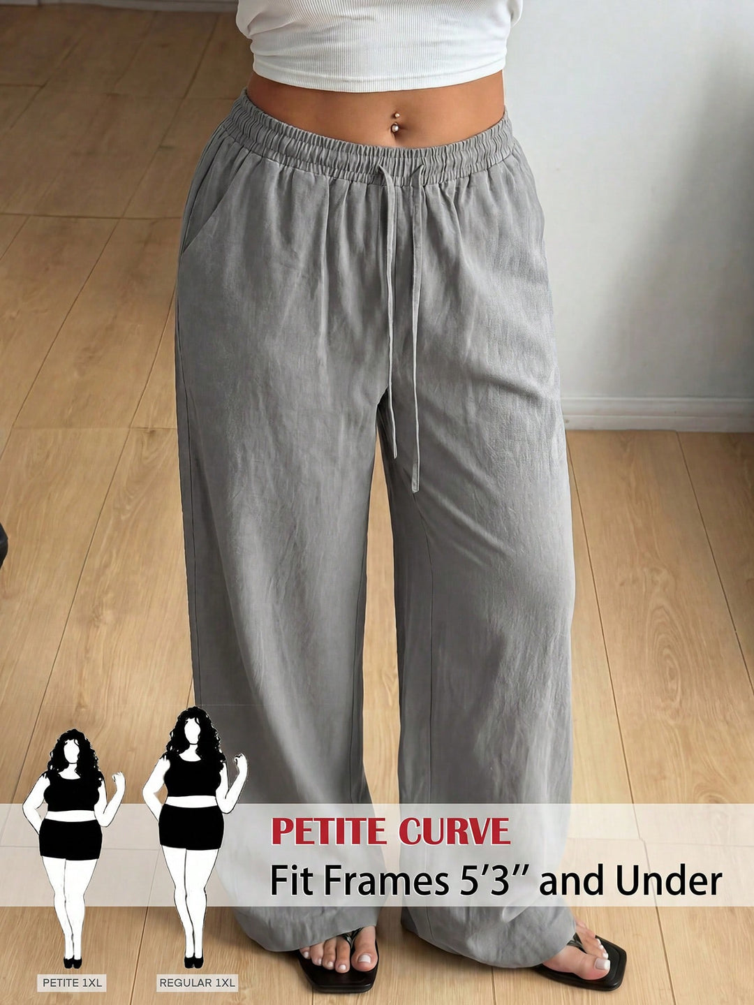 Pantaloni SHEIN, gri