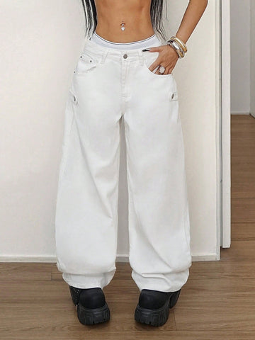 Jeans SHEIN, crem